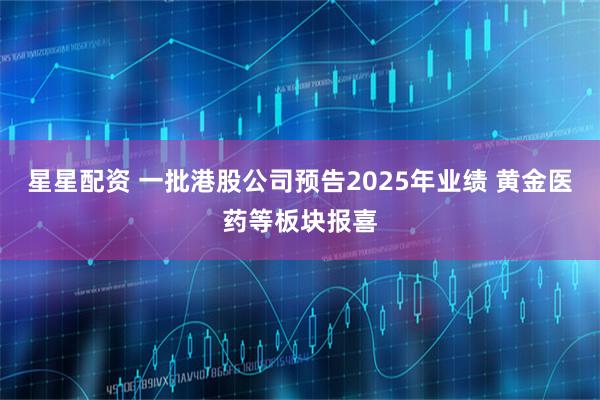 星星配资 一批港股公司预告2025年业绩 黄金医药等板块报喜