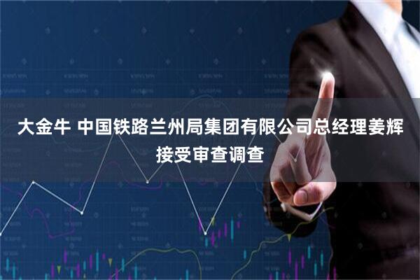 大金牛 中国铁路兰州局集团有限公司总经理姜辉接受审查调查