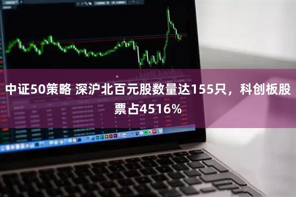 中证50策略 深沪北百元股数量达155只，科创板股票占4516%